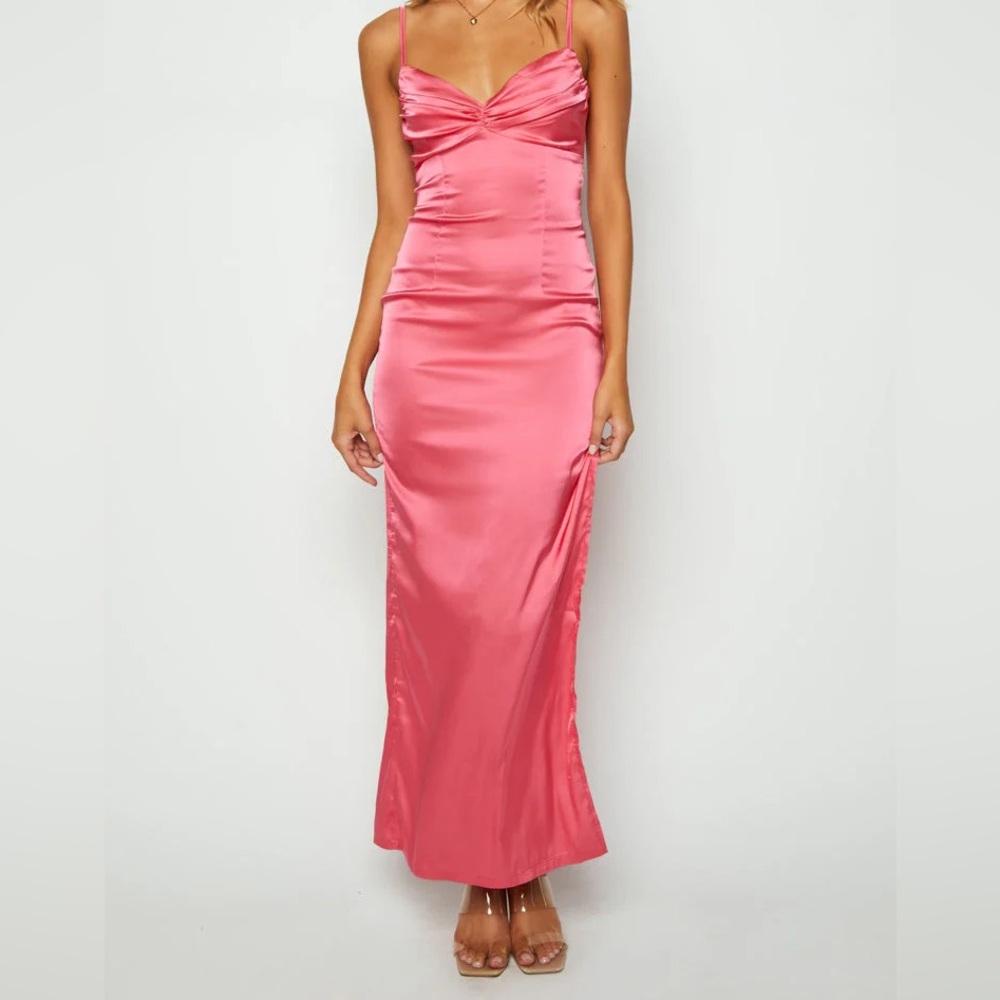 Beginning Boutique honey pink maxi dress BNWT US size 6